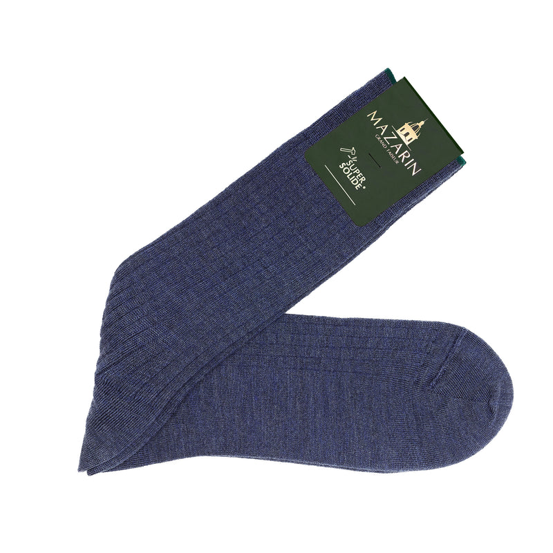 Bleu acier - Super-solide Laine