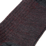 Gris y rojo - Lana Supersolida