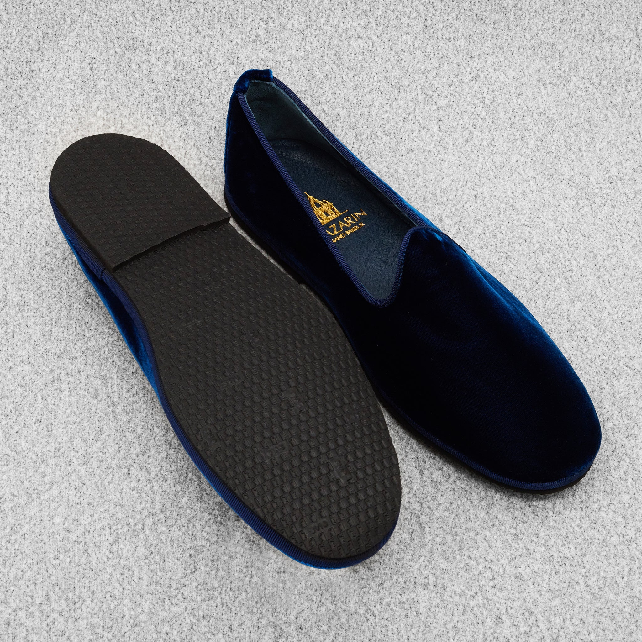 Furlanes marineblau - Samt