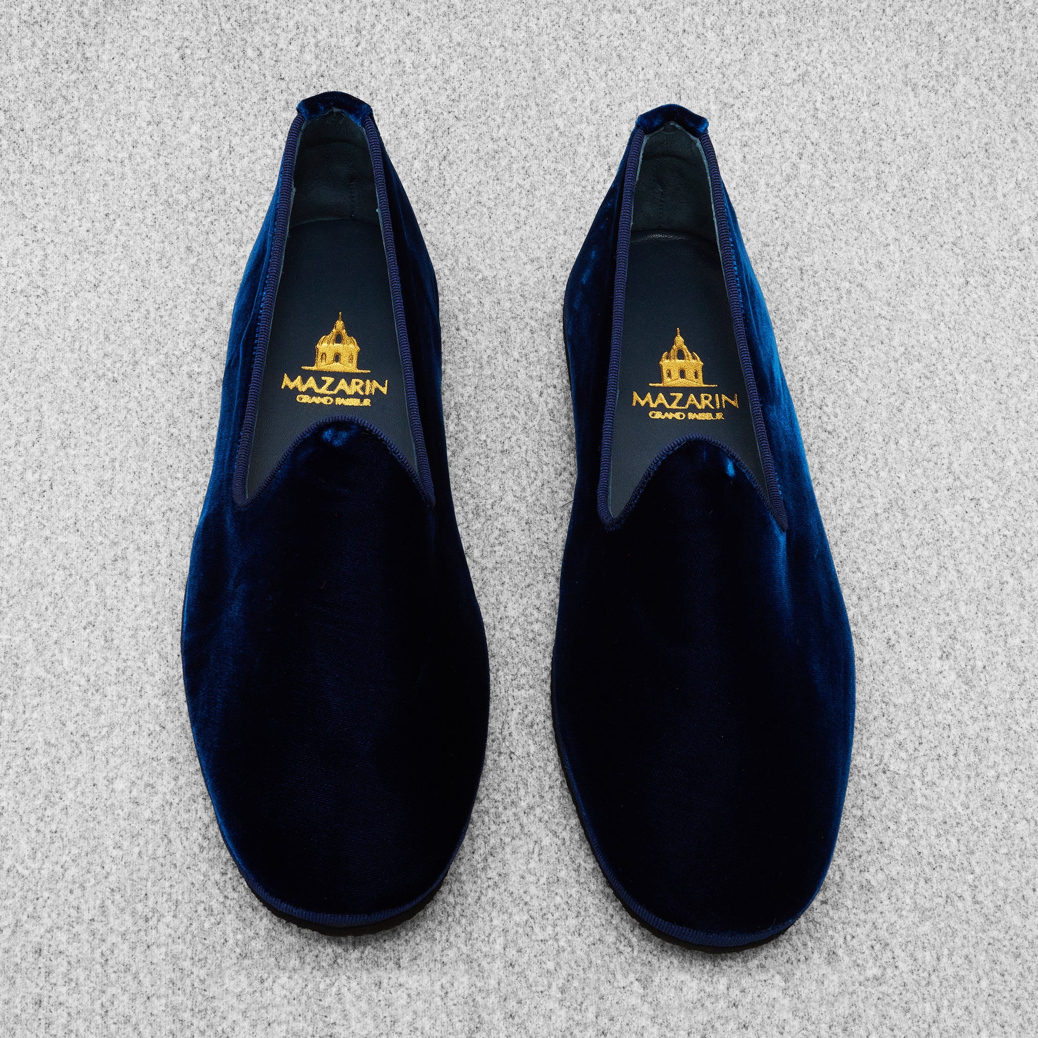 Furlanes marineblau - Samt