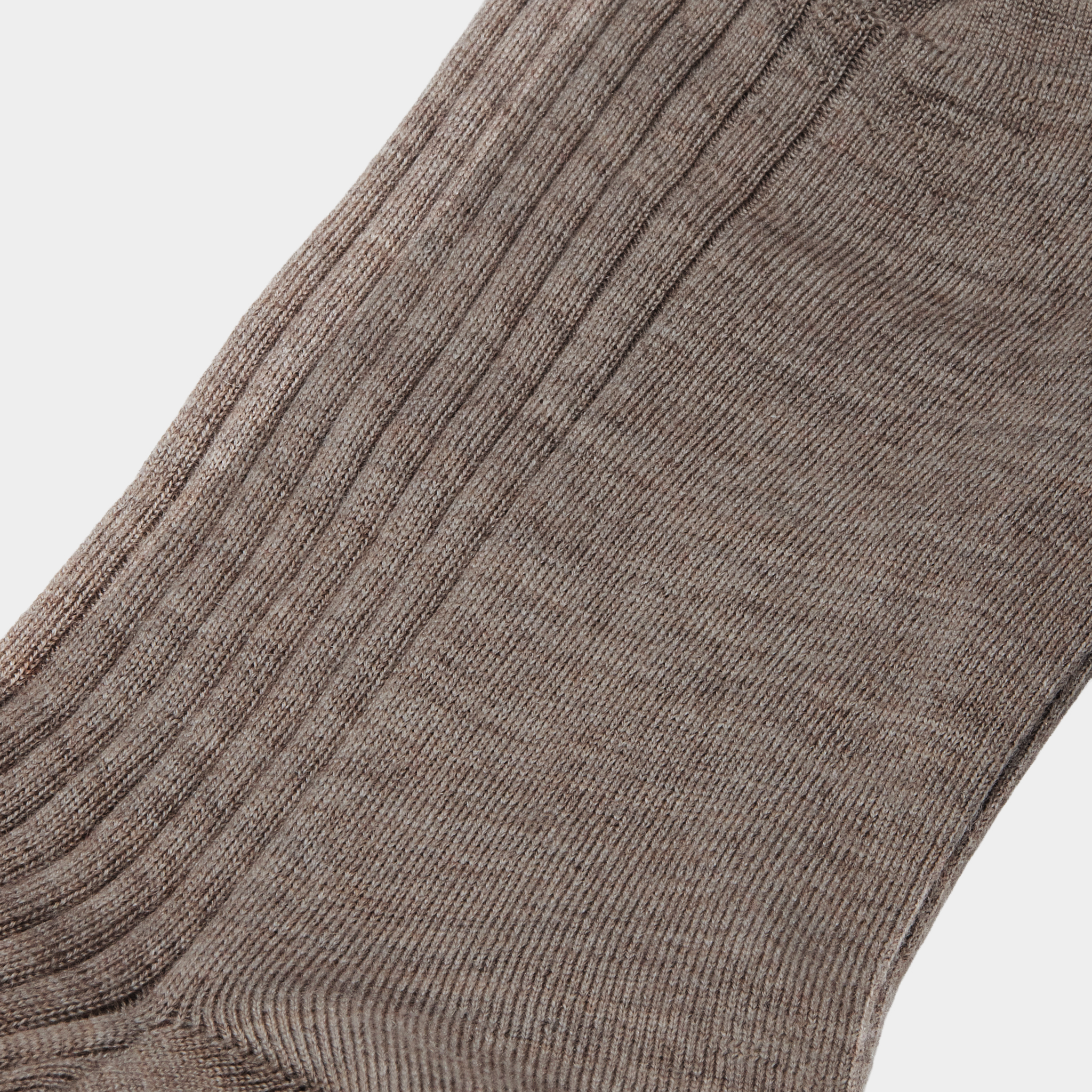 Dunkles Taupe - Kaschmir & Seide