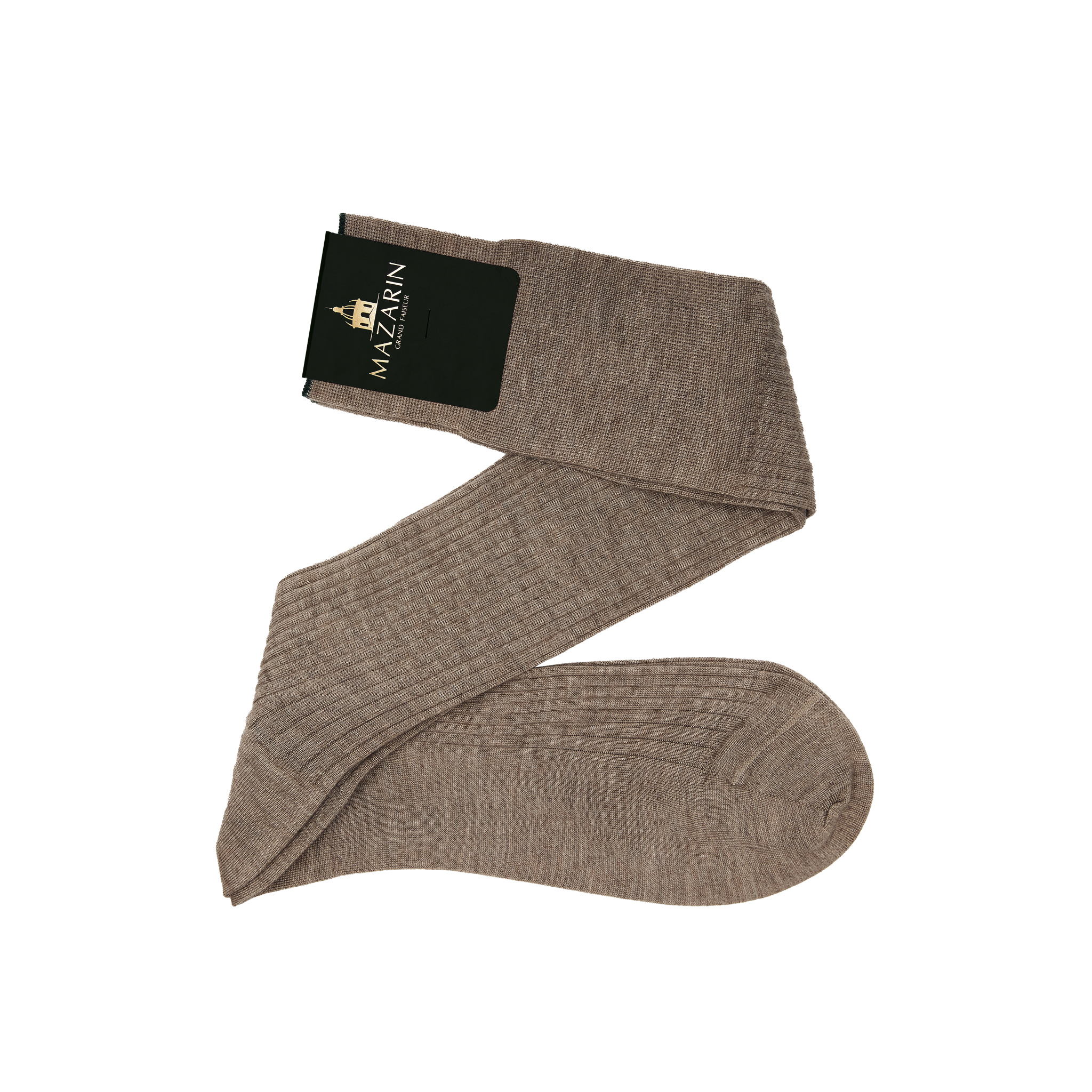 Dunkles Taupe - Kaschmir & Seide