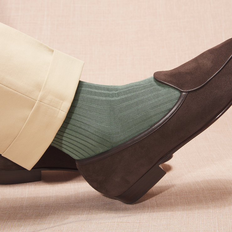 mint green dress socks Black Label Men's Dress Socks - Argyle main image 1