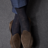 Navy Blue - Merino Wool