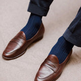 Bleu nuit - Cachemire & Soie