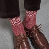 Red &amp; Cream - Norwegian Bison Range - Wool