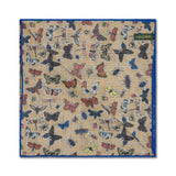 Pochette multicolore - Motif papillons - Laine & Soie