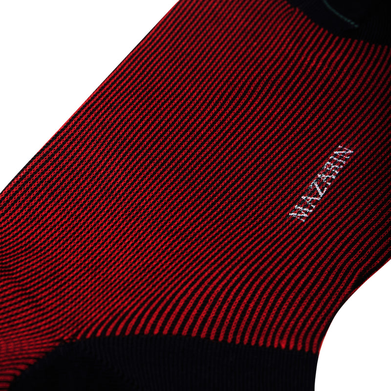 Red & Navy Blue - Cotton Lisle