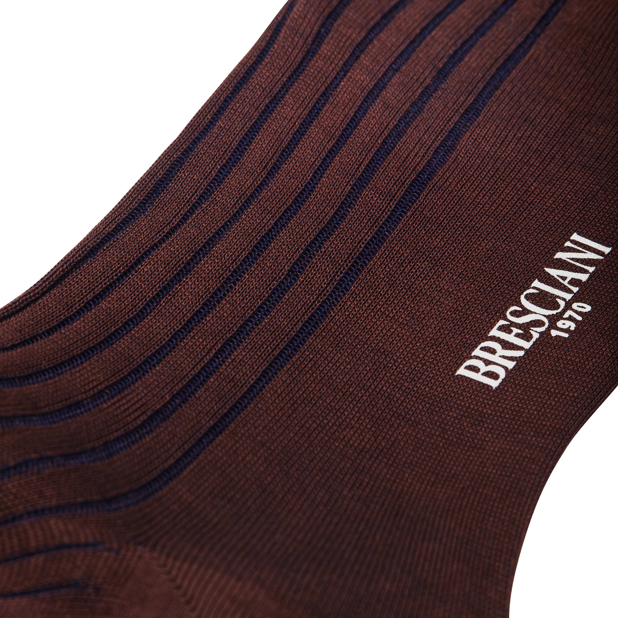 Braun & Marineblau - Fil d'Écosse Baumwolle