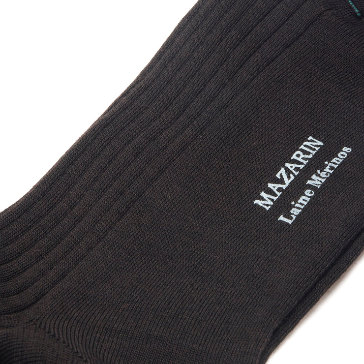 Chaussettes En Laine Marron Perrin Taille 43/44 - Homme - Neuf Avec étiquette