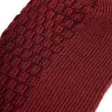 Burgundy - Plaited - Wool