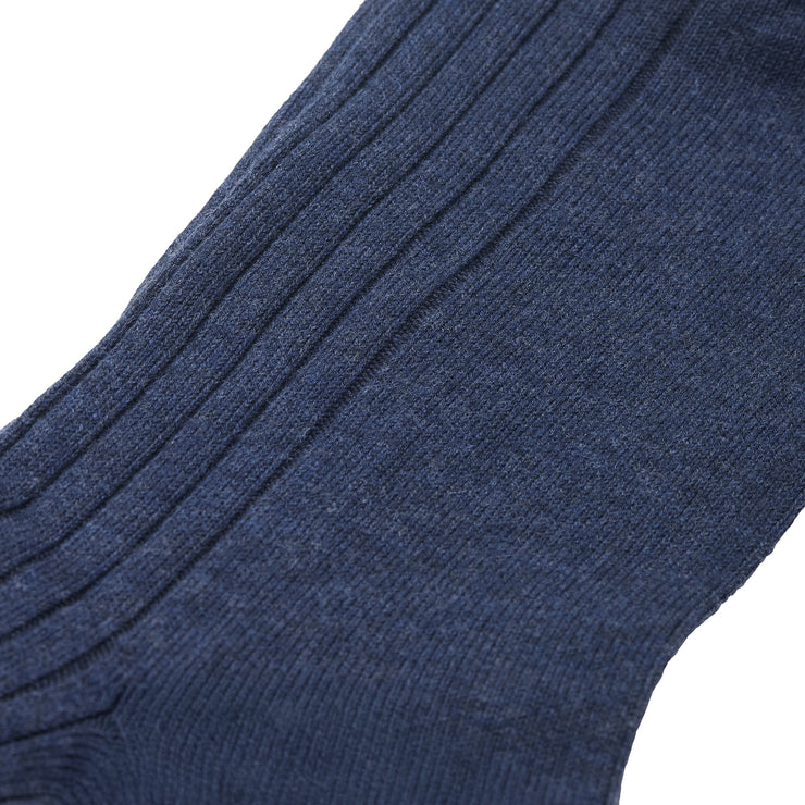 Chaussettes Baseball Vintage étrier TCK Twin City – Bleu Royal, Nylon, Taille L (pointure 9-12)