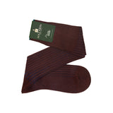 Brown & Blue - Super-durable Cotton lisle
