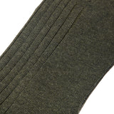 Khaki - Super-Solid Fil d'Écosse Baumwolle