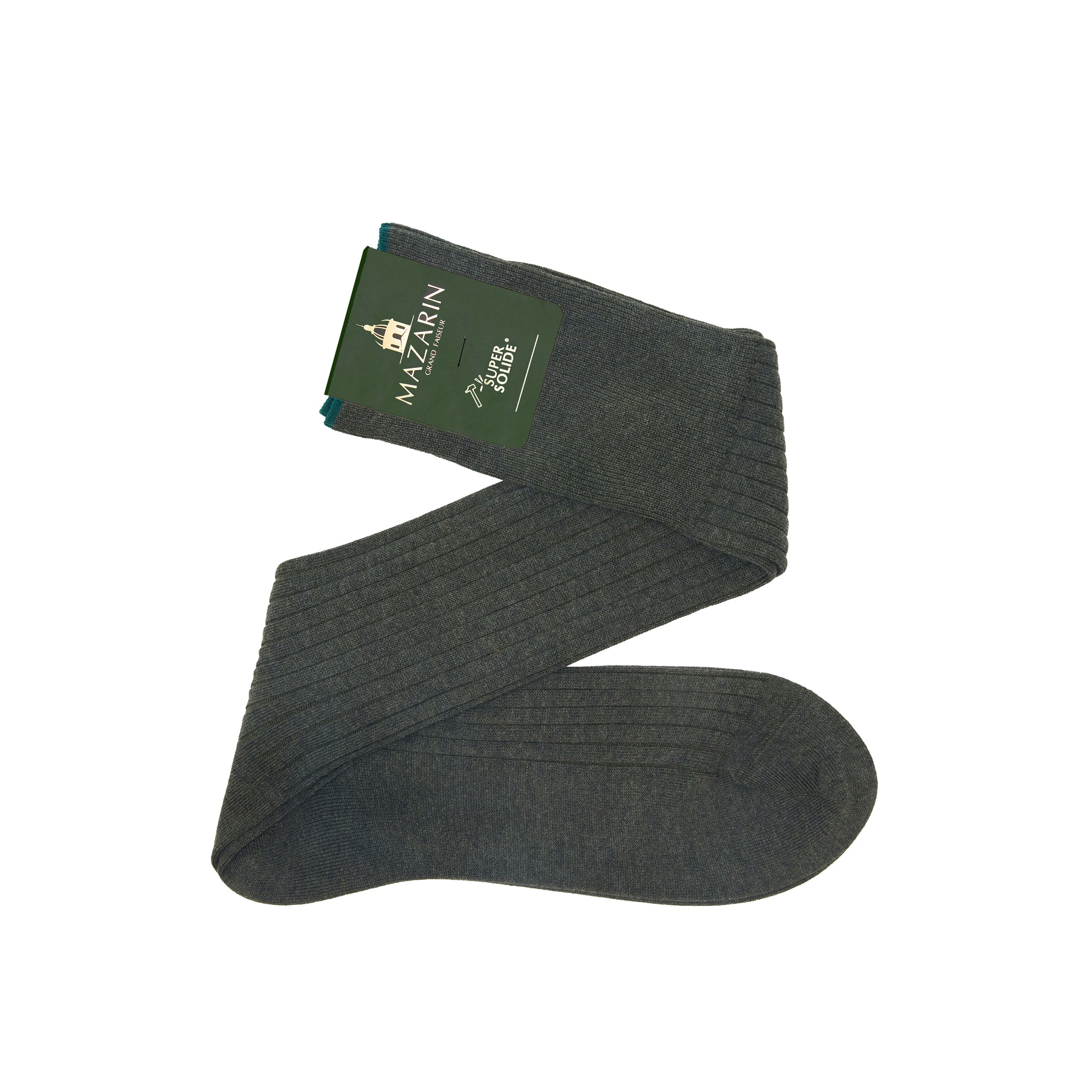 Khaki - Super-Solid Fil d'Écosse Baumwolle