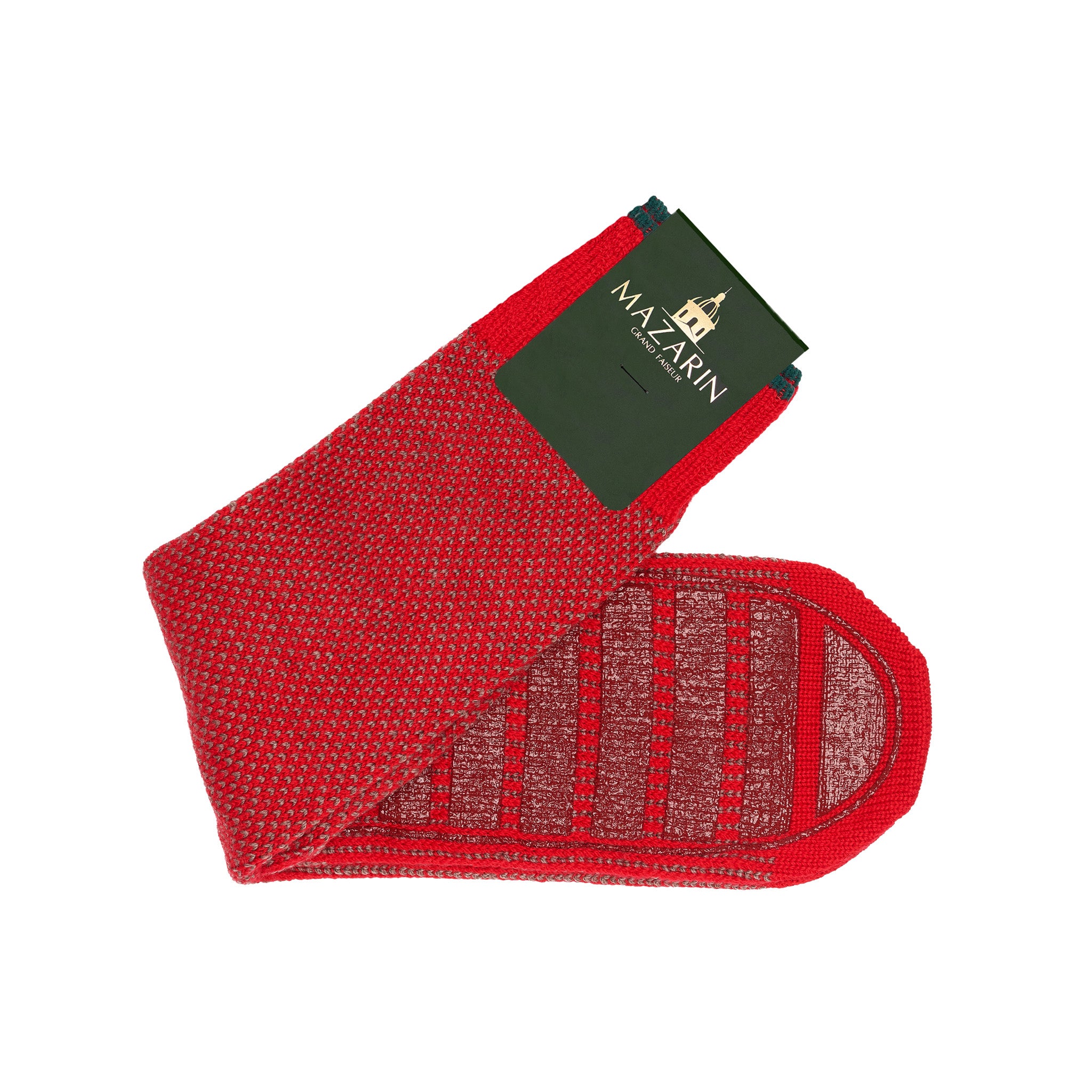 Haussocken Rot - Wolle