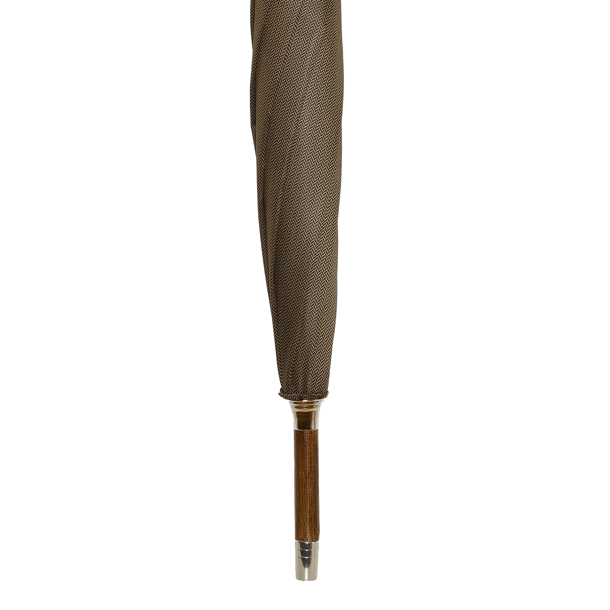 Braun - Mini-Fischgrätenmuster