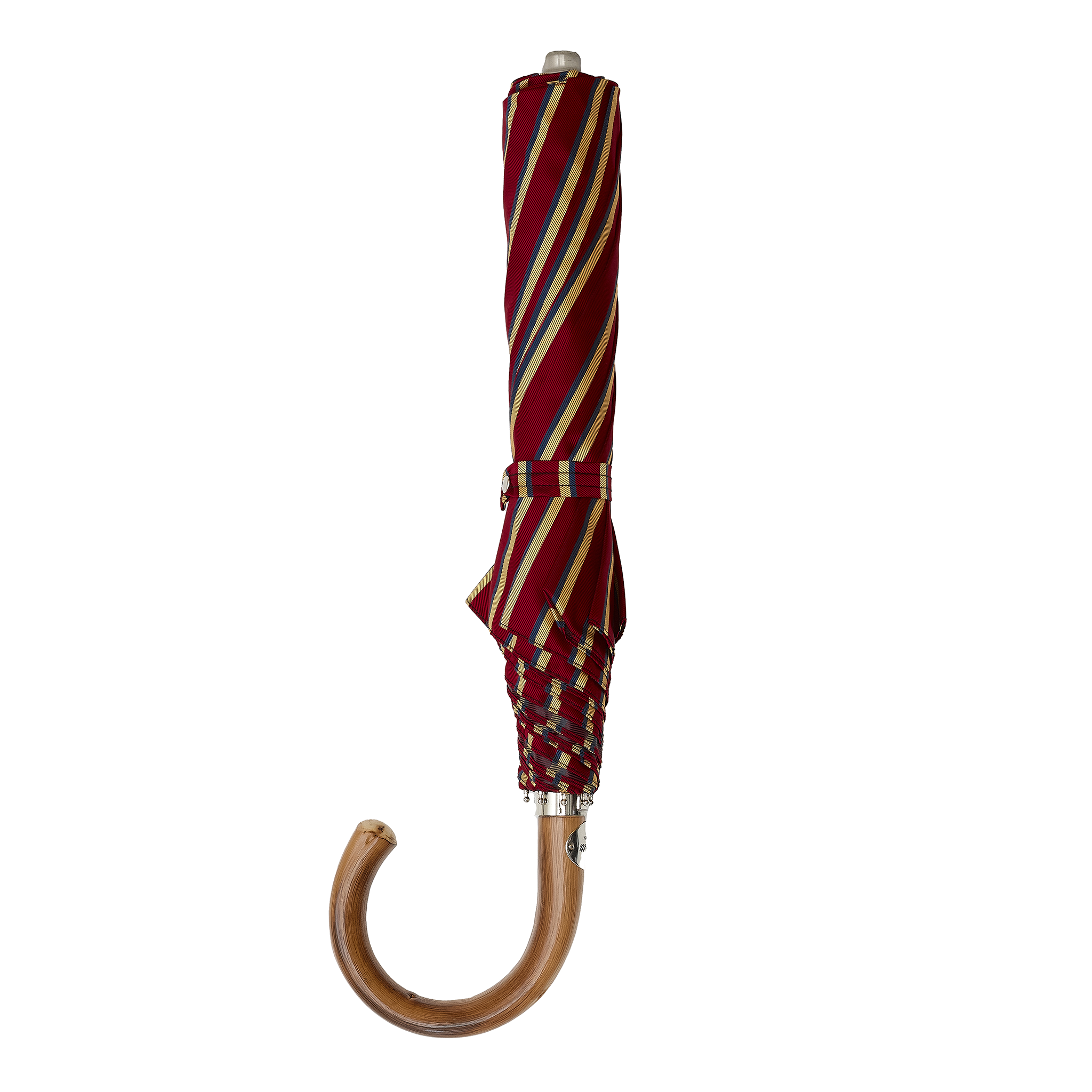 Rot & Gold - Streifen - Taschenschirm