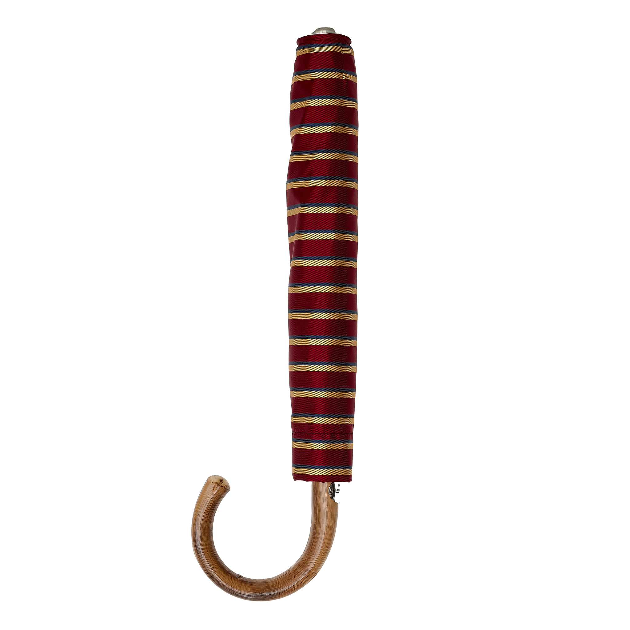 Rot & Gold - Streifen - Taschenschirm