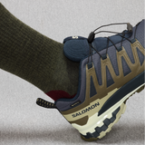 Khaki & Burgundy - Wool