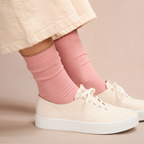 Rose poudré - Doré - Coton