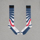 Bleu & Blanc & Rouge - Courbes - Ski - Dryarn®