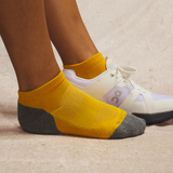 Yellow & Grey - Sport ankle - Cotton