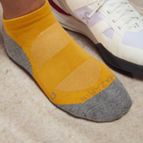 Yellow & Grey - Sport ankle - Cotton