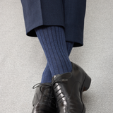 Bleu acier - Super-solide Fil d'Écosse