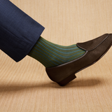 Caqui y Azul real – Hilo de Escocia Super-resistente