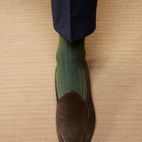 Caqui y Azul real – Hilo de Escocia Super-resistente