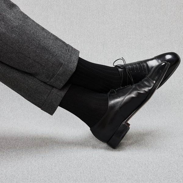 long black dress socks Over the Calf Merino Wool Dress Socks for Men