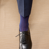 Bleu outremer & Rouge - Super-solide fil d'Écosse