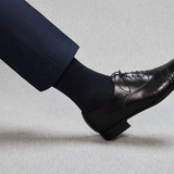 Gris & Marine - Pied-de-poule - Super-solide fil d'Écosse