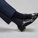 Gris & Marine - Pied-de-poule - Super-solide fil d'Écosse