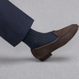 Azul marino & Verde - Hilo de Escocia Super-Resistente