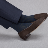 Azul marino & Verde - Hilo de Escocia Super-Resistente