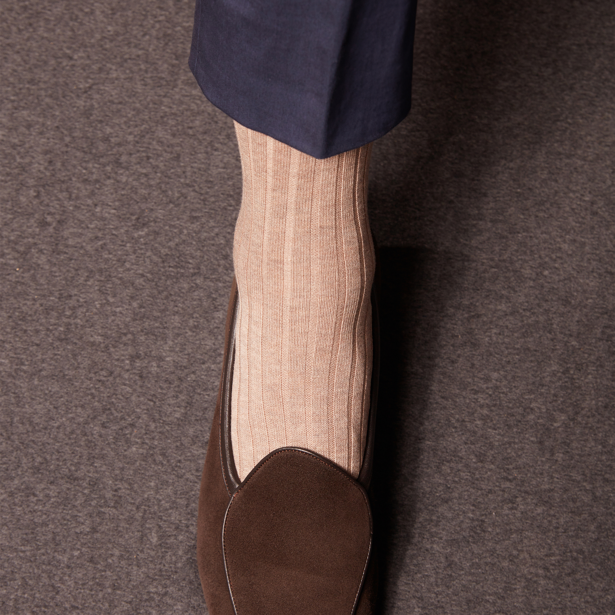 Beige - Super-Solid Fil d'Écosse Baumwolle