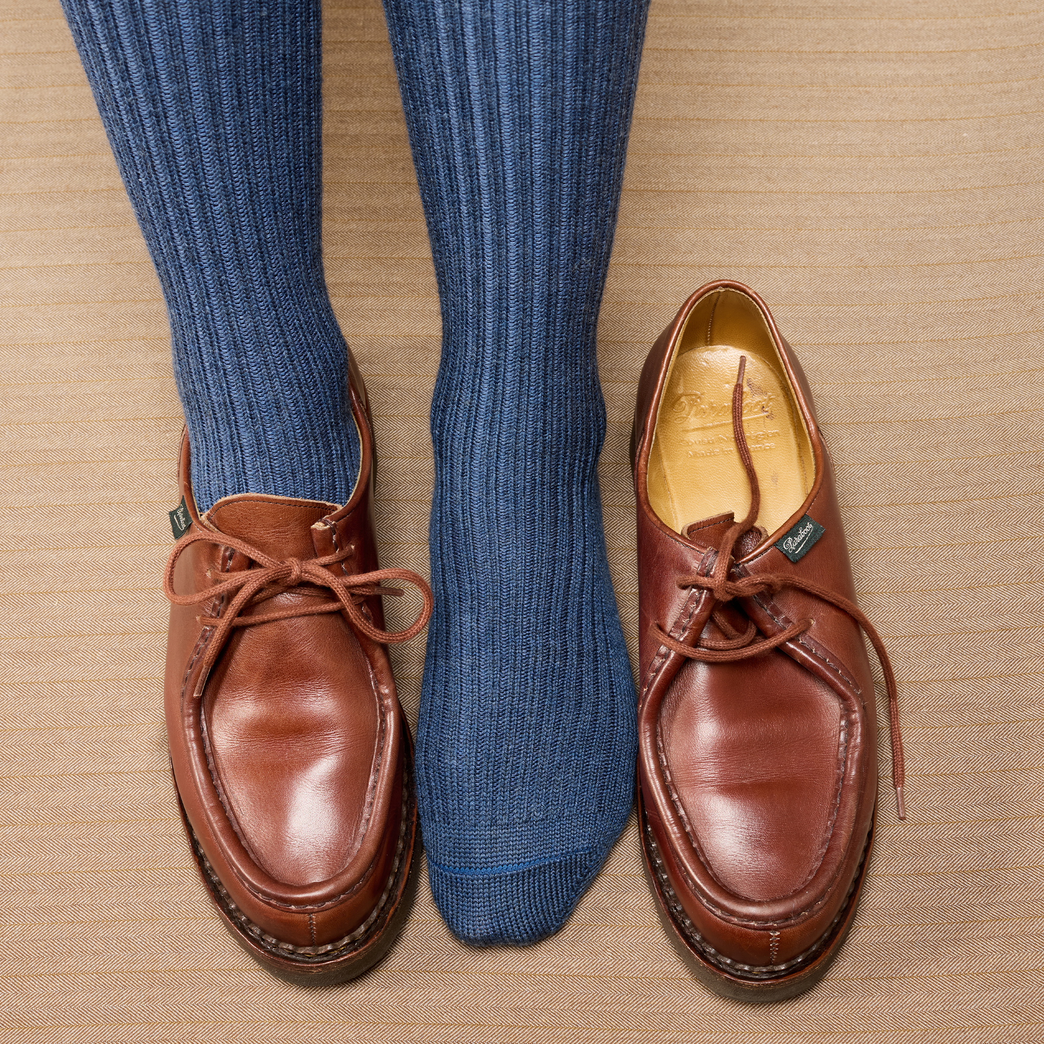 Bleu acier - Gamme Bison - Laine