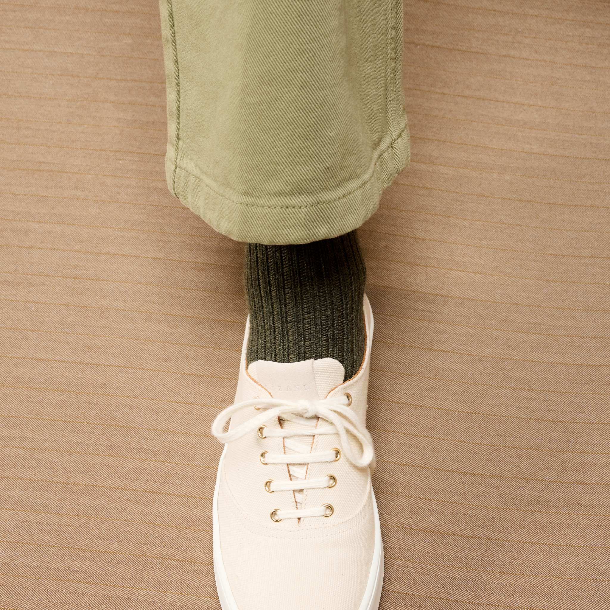 Khaki - Bison-Serie - Wolle
