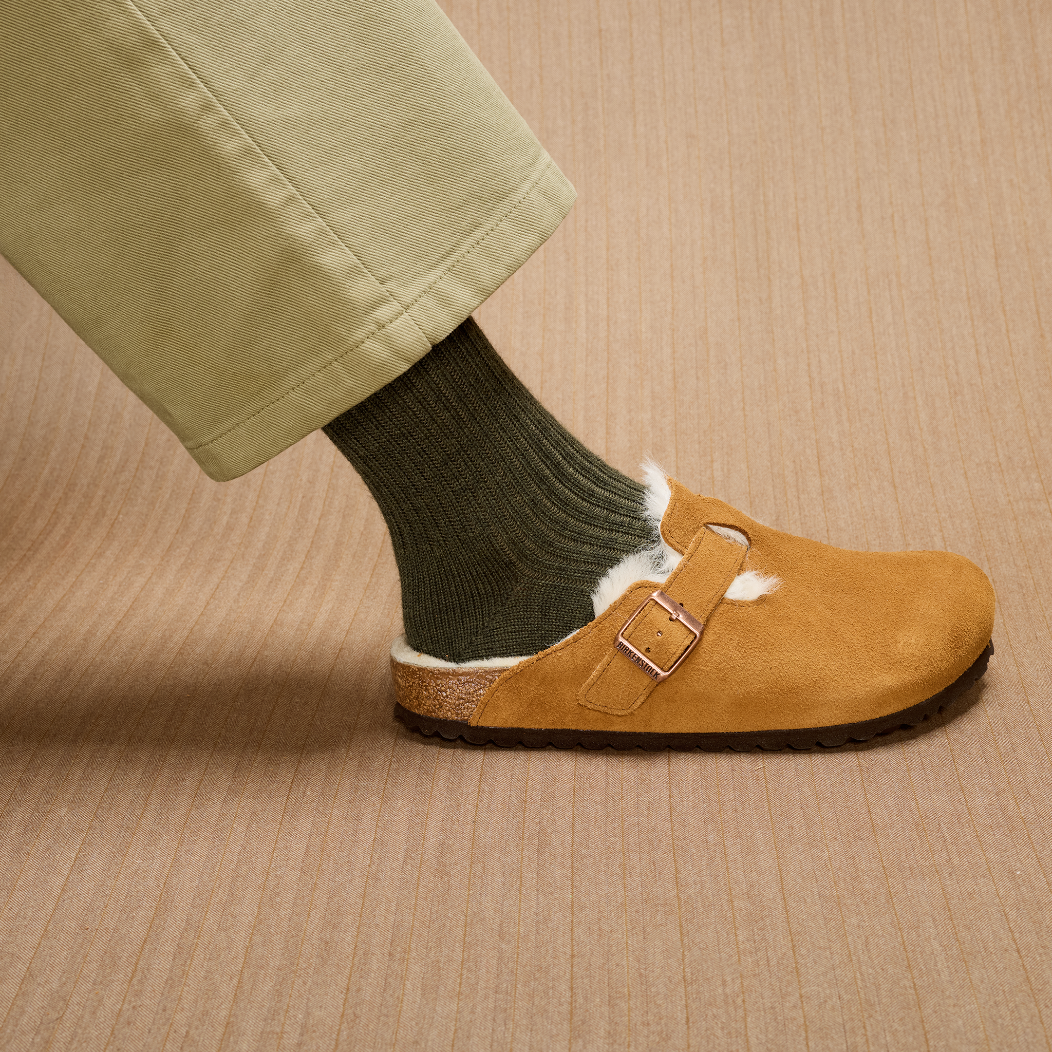 Khaki - Bison-Serie - Wolle