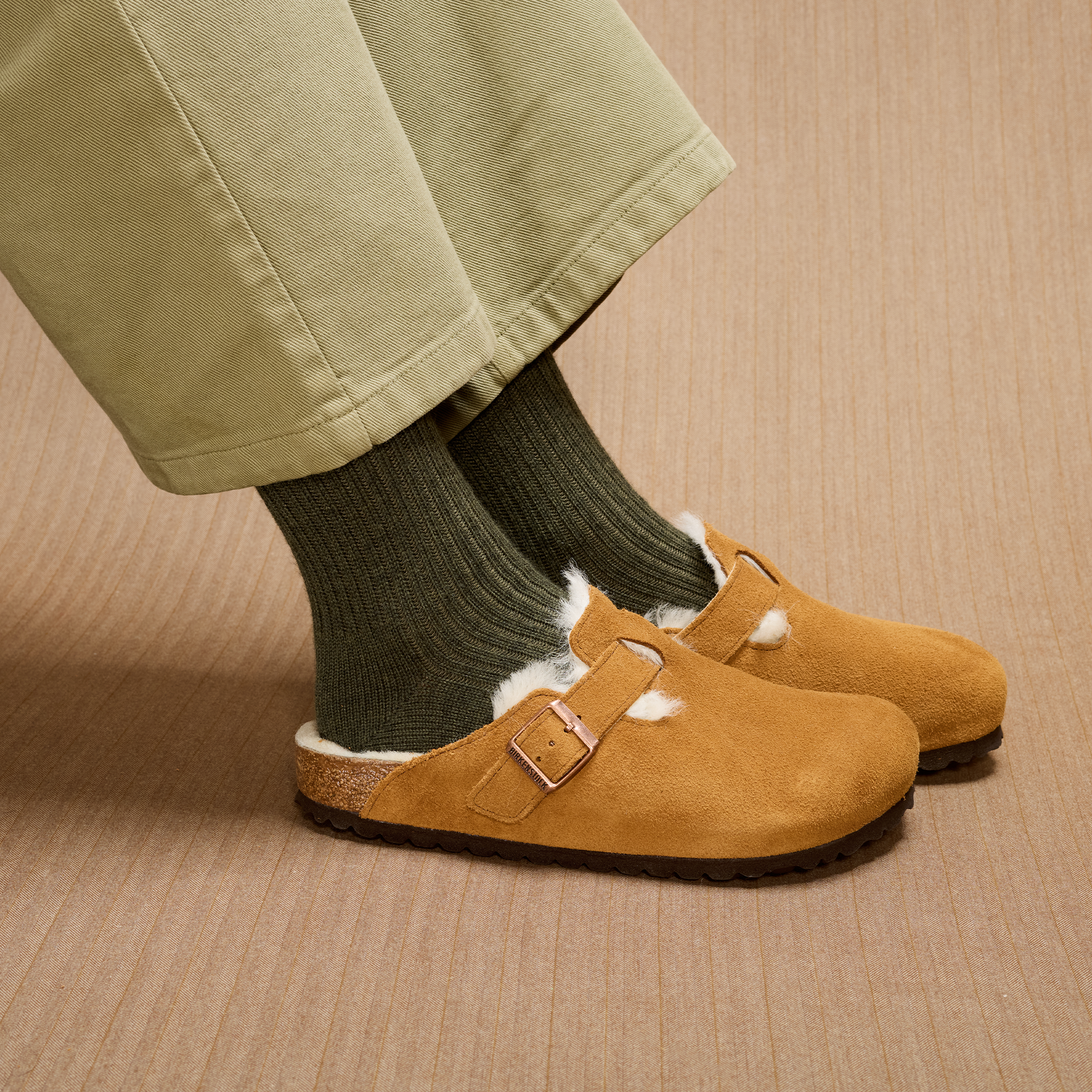Khaki - Bison-Serie - Wolle