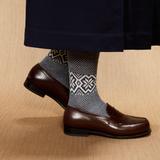 Marine & Beige - Norvégiennes Gamme Bison - Laine