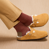 Taupe & Bordeaux - Gamme Bison Caviar - Laine