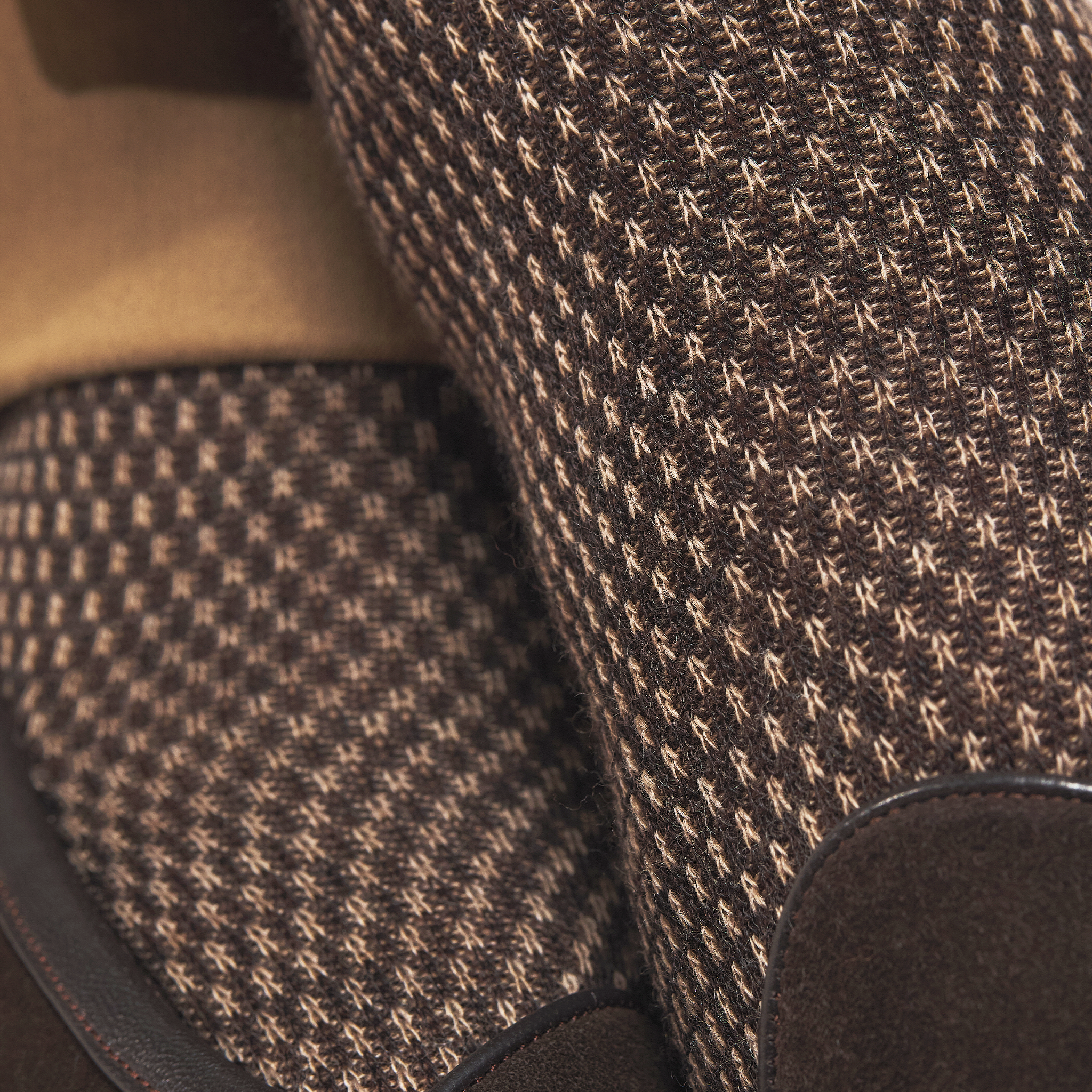 Braun & Beige - Kaviar - Super-Solid Wolle - Mazarin X Scavini