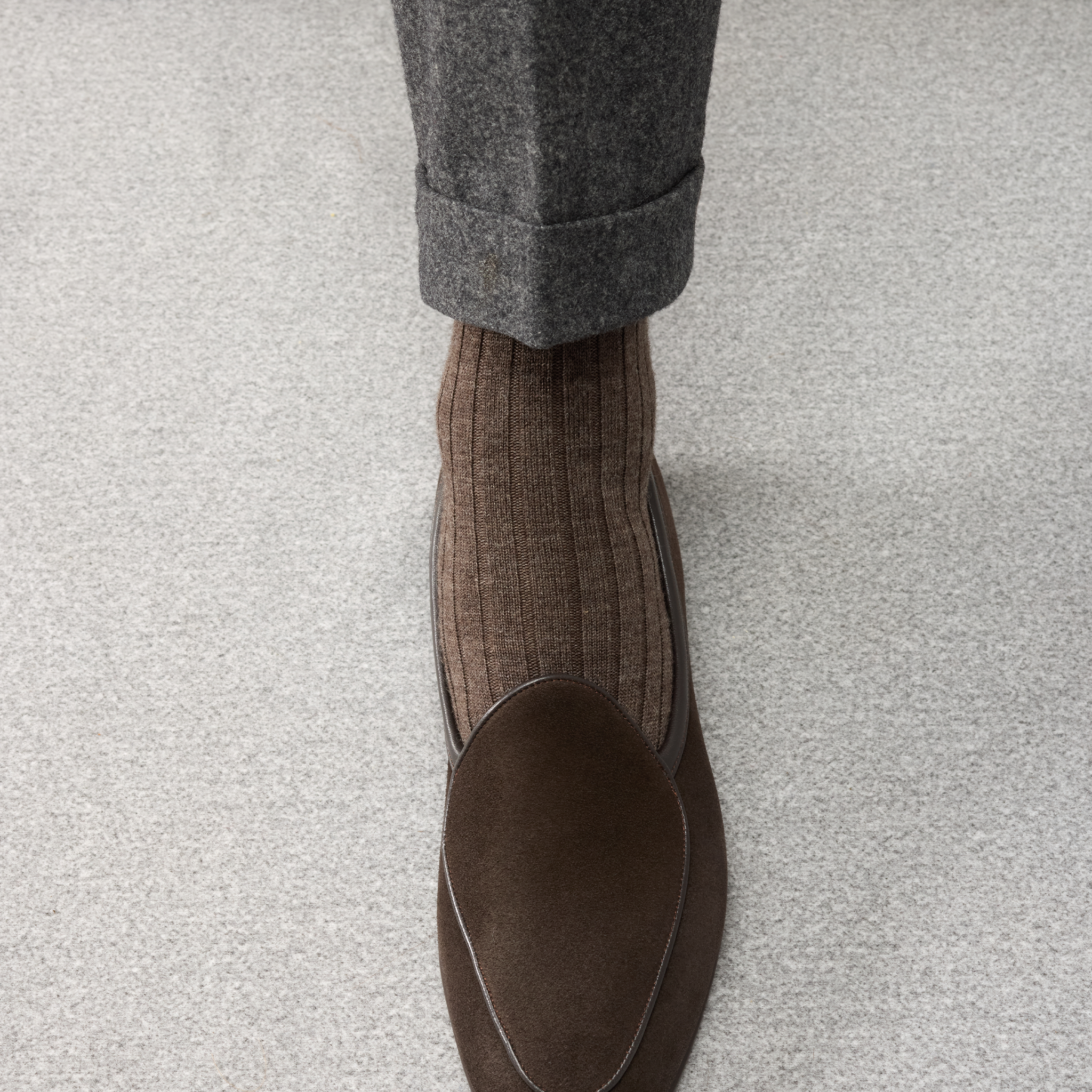 Taupe - Superfeste Wolle