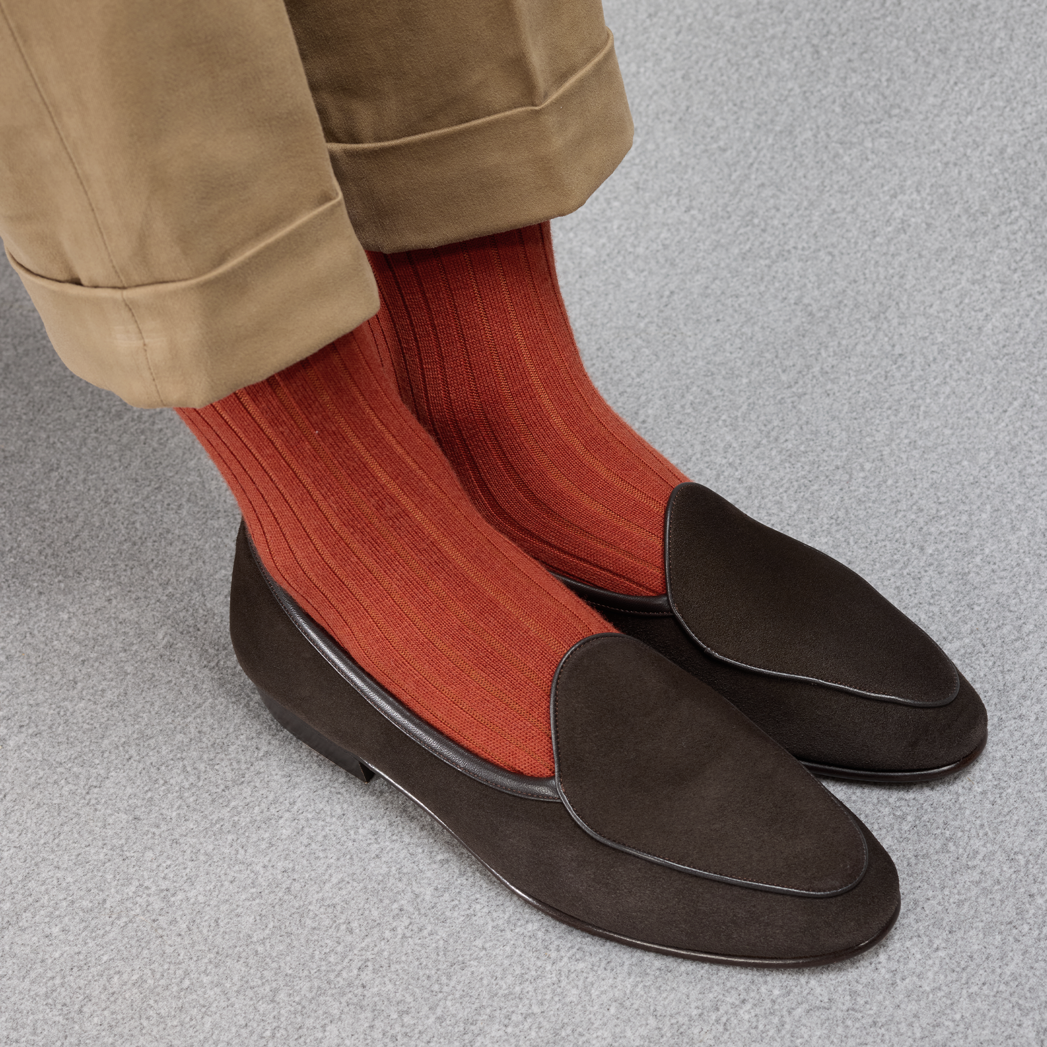 Terrakotta-Orange - Super-Solid Wolle