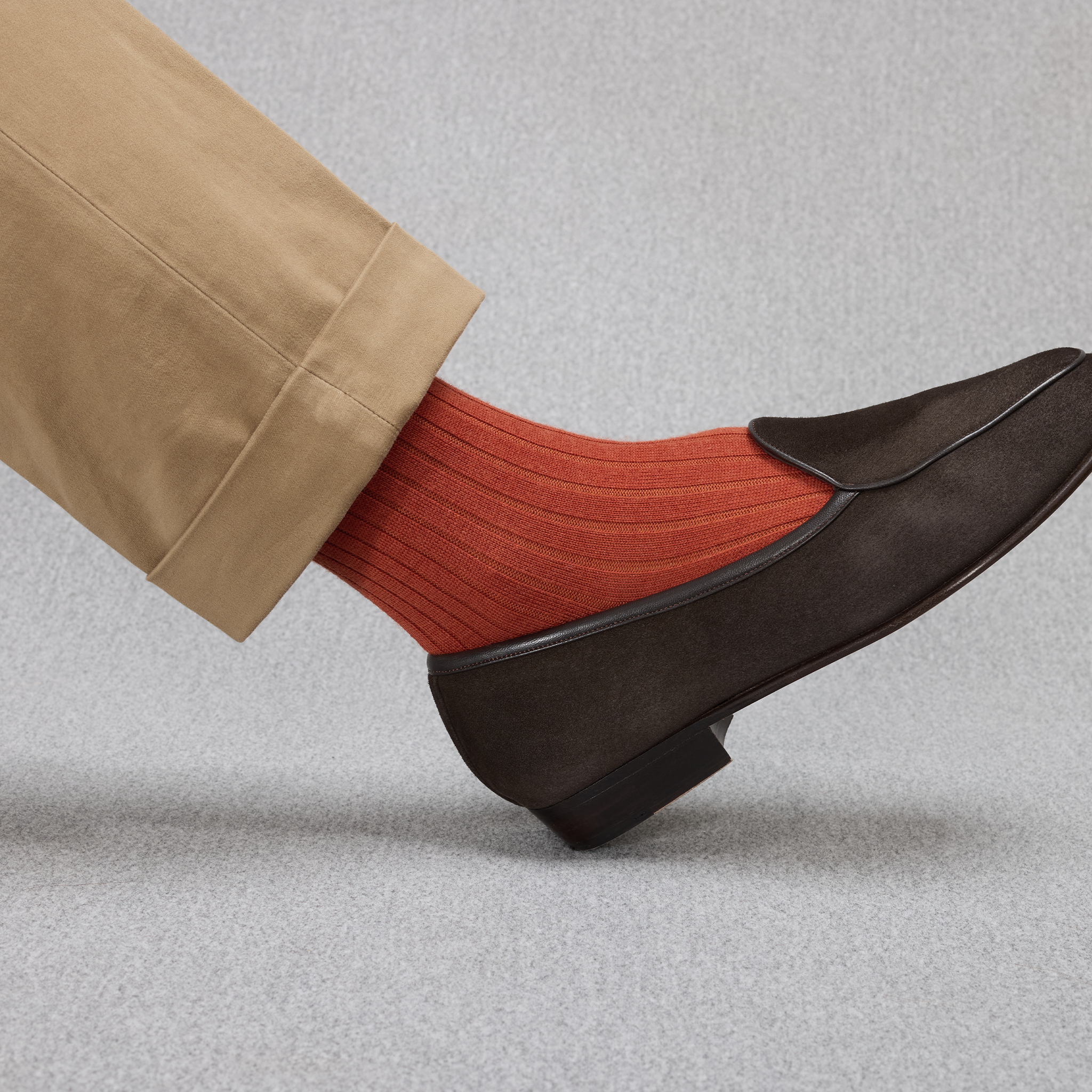 Terrakotta-Orange - Super-Solid Wolle