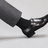 Black & Grey - Super-durable Wool - Mazarin X Scavini