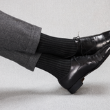 Black & Grey - Super-durable Wool - Mazarin X Scavini